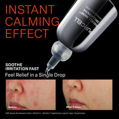 PURCELL Pixcell Biom probiotic drops close-up emphasizes soothing, daily use for sensitive skin