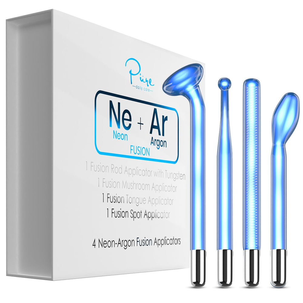 Pure Daily Care Fusion Bent Wand enables precise micro-targeting on facial contours.