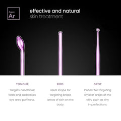 Pure Daily Care NuDerma Neon comb wand energizes scalp and promotes healthier looking hair.