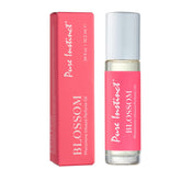 Pure Instinct BLOSSOM roll-on bottle for on-the-go fragrance and confidence.