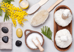 Pure Original Ingredients Epsom Salt used as a coarse cleaner for surfaces and tools.