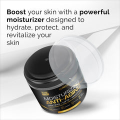 PURE RESEARCH ingredients panel—hyaluronic acid and peptides for lasting moisture