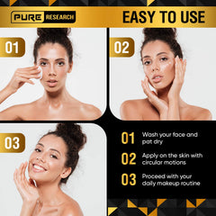 PURE RESEARCH Retinol Face Cream as a night cream for soothing renewal.