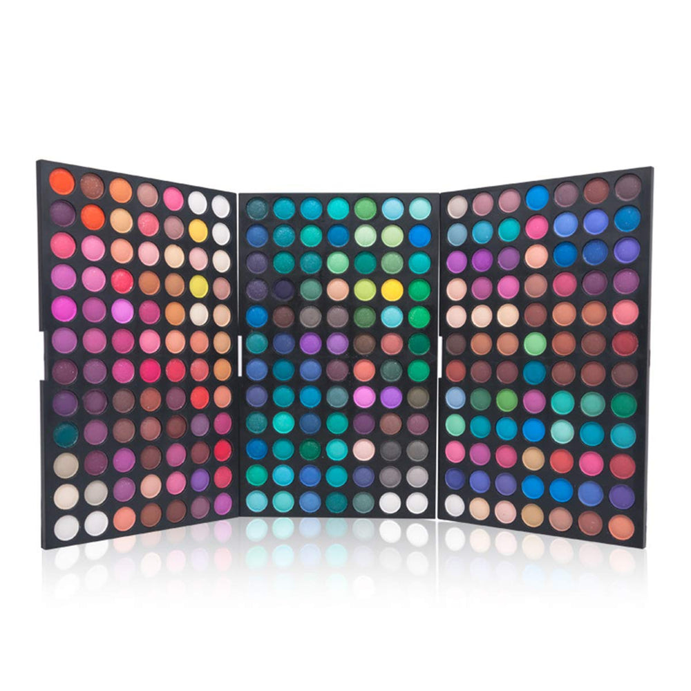 Pure Vie Pro 252 Colors Highlight Eyeshadow Palette with vibrant pigments for bold looks