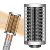 PUREGUST New Firm Smoothing Brush on Dyson attachment for frizz control.