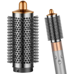 PUREGUST Round Brush Attachment for Dyson Airwrap in gold improves volume.