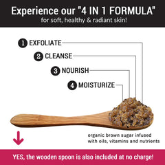 pureSCRUBS vanilla scrub loofah pad for gentle buffing of skin