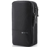 Purevave compact mens toiletry bag front view showing organized pockets for travel.
