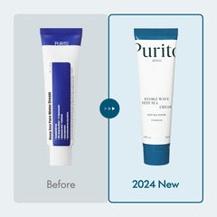 Purito Deep Sea Cream gel texture demonstrates quick absorption for daily use.