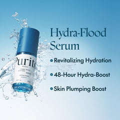 A drop of PURITO Deep Sea Serum highlights mineral-rich hydration for radiant skin.