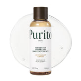 PURITO Fermented Complex 94 essence bottle closeup for a soothing skincare routine.