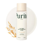PURITO oat-pdrn-toner-bottle demonstrates gentle exfoliation and hydrating toning.