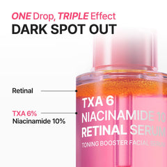 Purito TXA6 dropper closeup emphasizes precise dosing for targeted spots.