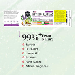 Aloe vera enriched texture from Puriya Intensive Moisturizer calms irritated skin