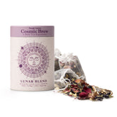 Purple Canyon Lunar Bath Tea packaging signals a premium at-home spa setup.