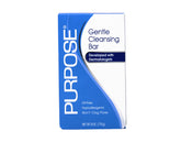 Purpose Gentle Cleansing Bar pack-12 front view showing clean, simple skincare.