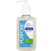Purpose Gentle Cleansing Wash bottle closeup highlighting gentle cleansing for sensitive skin.