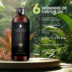 Pursonic Castor Oil highlights lashes and cuticles for conditioning
