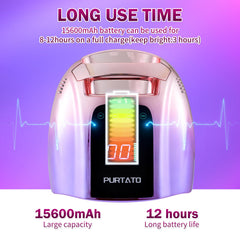 Purtato cordless nail dryer: battery-powered mobility for on-the-go gel nails.