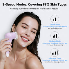 PURTIF IPX7 waterproof design is safe for shower use.