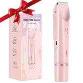 PYATE bikini trimmer dual-head design for precise grooming