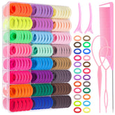 Pydeeirom baby hair ties organizer box keeps accessories neat for quick styling.