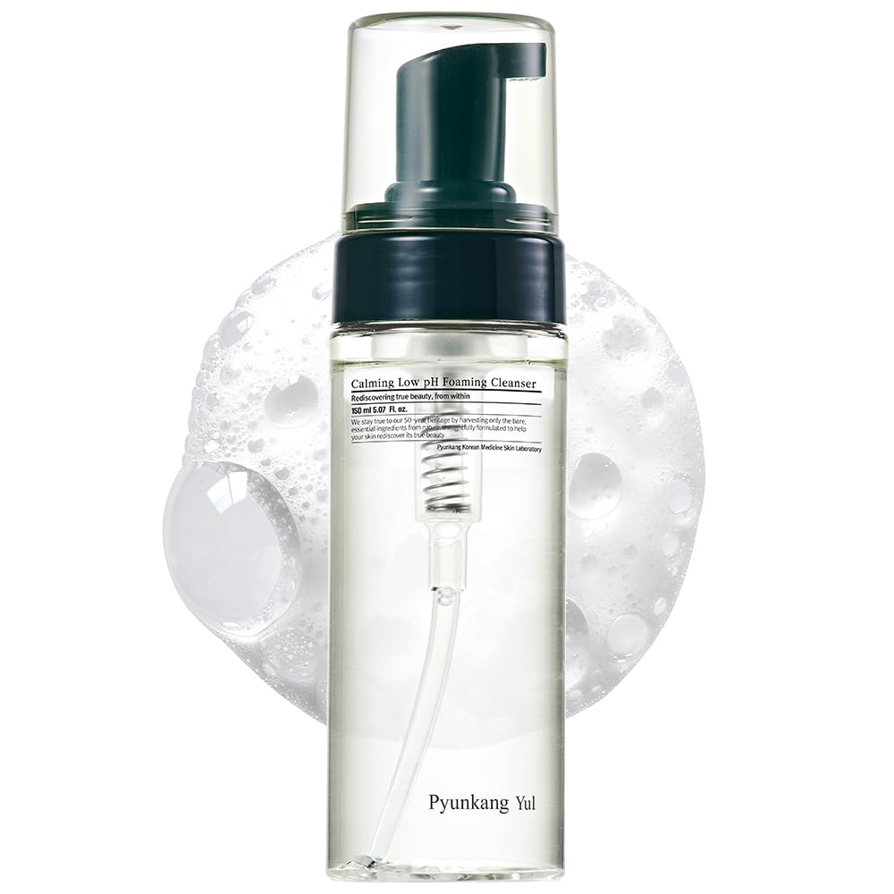 Pyunkang Yul PKY calming low pH cleanser bottle close-up for gentle daily cleansing.
