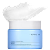 Pyunkang Yul cleansing balm open showcasing its nourishing texture for easy makeup removal.