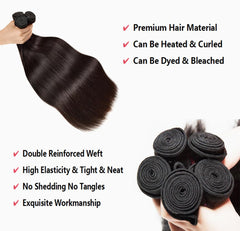 Qanlynny 10A straight bundles 24-inch length-profile offers versatile styling and natural look.