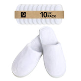 QatmMkt guest slippers pack front view for hotels and homes with bulk savings.