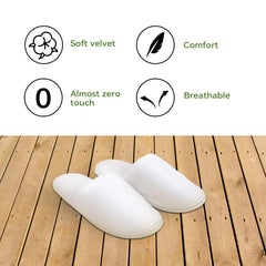 QatmMkt travel slippers disposable compact perfect for planes and hotels