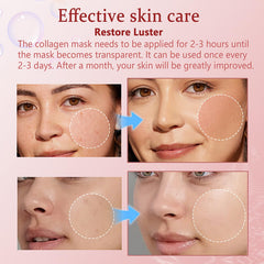 Qawnfy bio-collagen face mask sheets arranged for easy daily use and hydration