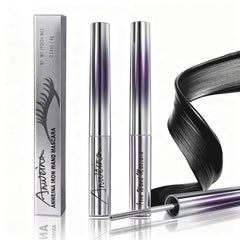 Qawnfy iron wand mascara pack front view shows long-lasting lashes