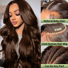 QBRVP body-wave HD lace-front displays fuller texture and versatile styling