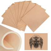 Qeqanazo 3mm tattoo skin front view—durable silicone for training sessions