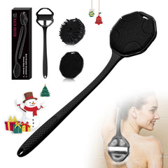 QiaKeoo extender set with 17-inch back brush for thorough, comfortable cleaning