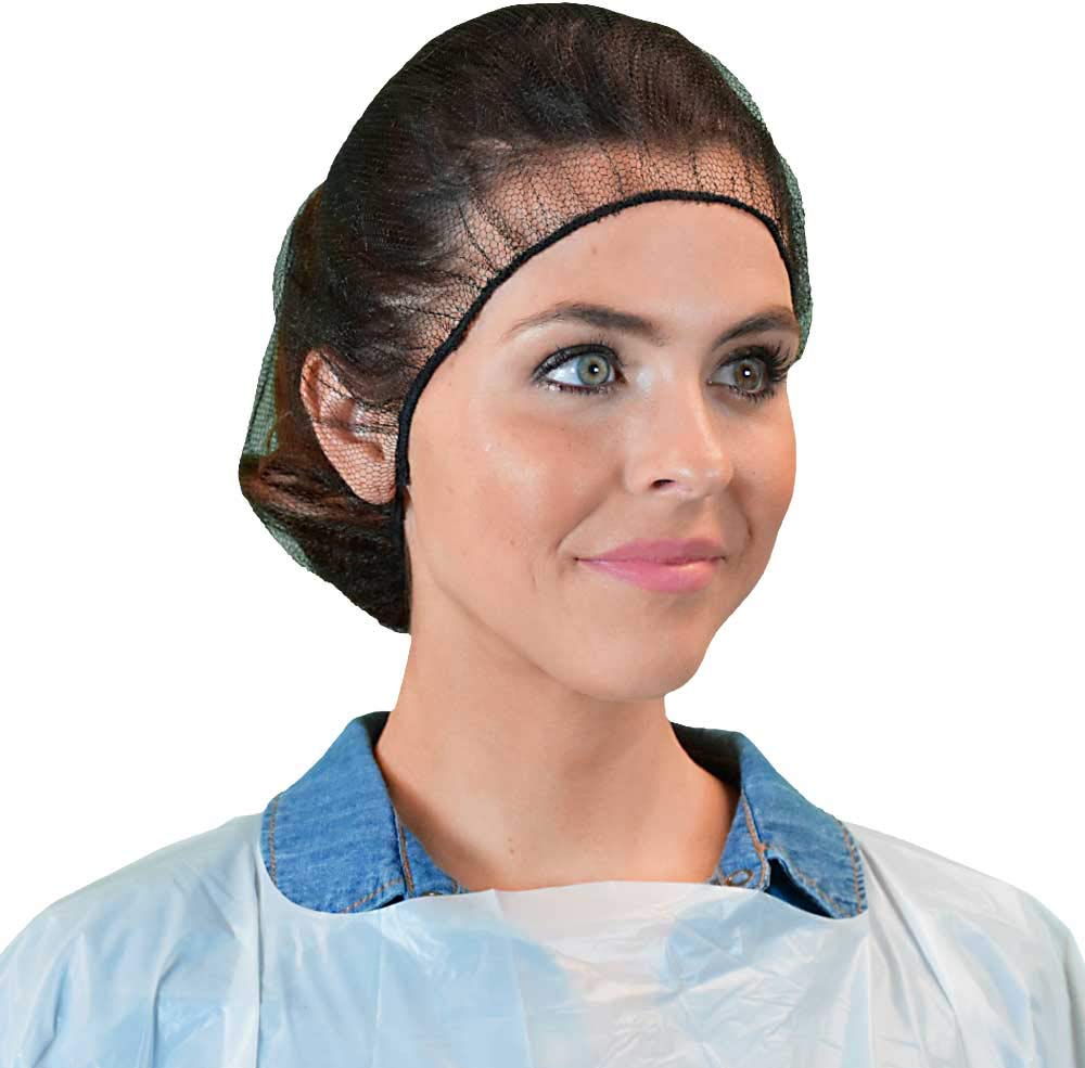 QIAN SOU disposable hair net in sanitary packaging for clean food-service use.