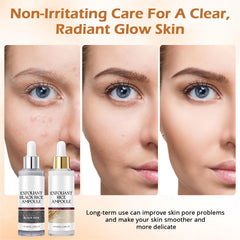 QIAOREYIFAG Rice extracts close-up emphasizes natural exfoliation benefits.