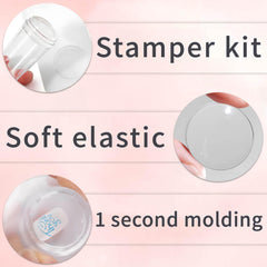 Qiifaiikooii nail art scraper tool for clean edges during stamping