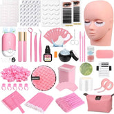 Qinzave lashes kit mannequin head for realistic practice and skill development