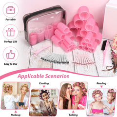 Qinzave self-grip rollers medium 1.57 inch for everyday curls and texture.