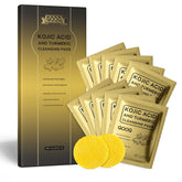 QOOQ turmeric kojic acid cleansing pad pack for fresh hygienic use