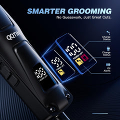 QQTIN Type-C charging on the hair clipper for quick power up