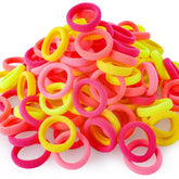 QRTVI baby hair ties pack keeps toddler ponytails secure.