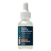 QRxLabs 15% Glycolic Acid Serum bottle close-up showing gentle exfoliation for smoother skin.