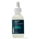 QRxLabs Hyaluronic Acid Serum bottle in amber glass for lasting hydration.