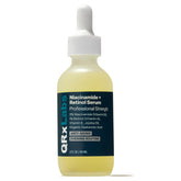 QRxLabs Niacinamide Serum bottle close-up showing premium packaging and brightening potential