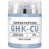 QUBIT GHK-Cu face cream tube close-up showing lightweight hydration for daily use