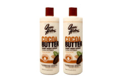 Queen Helene Cocoa Butter Lotion 16oz bottle front offers deep moisture and smooth skin.