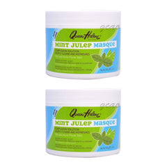 Queen Helene Mint Julep Masque jar showcasing a refreshing, purifying clay mask for oily skin.